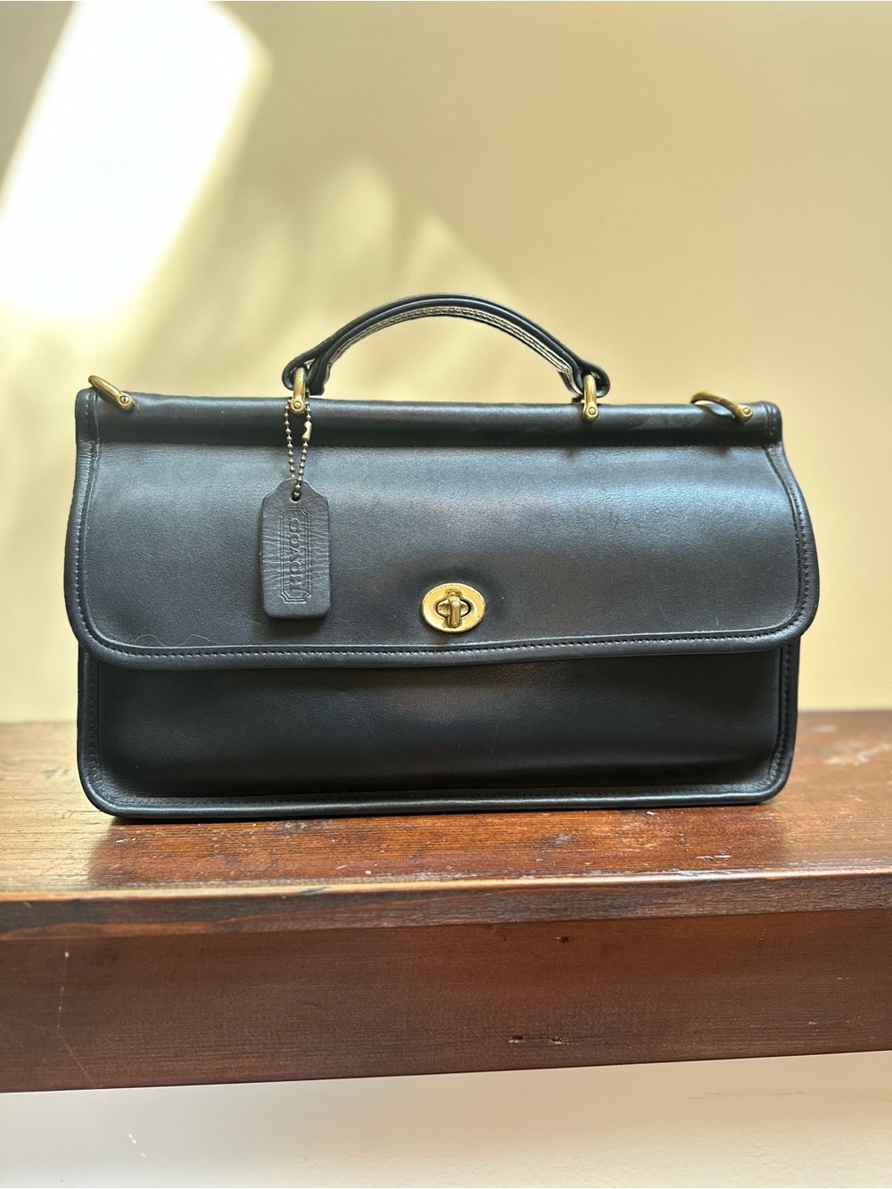 Vintage Coach City Willis | Black - Picture 15 of 16
